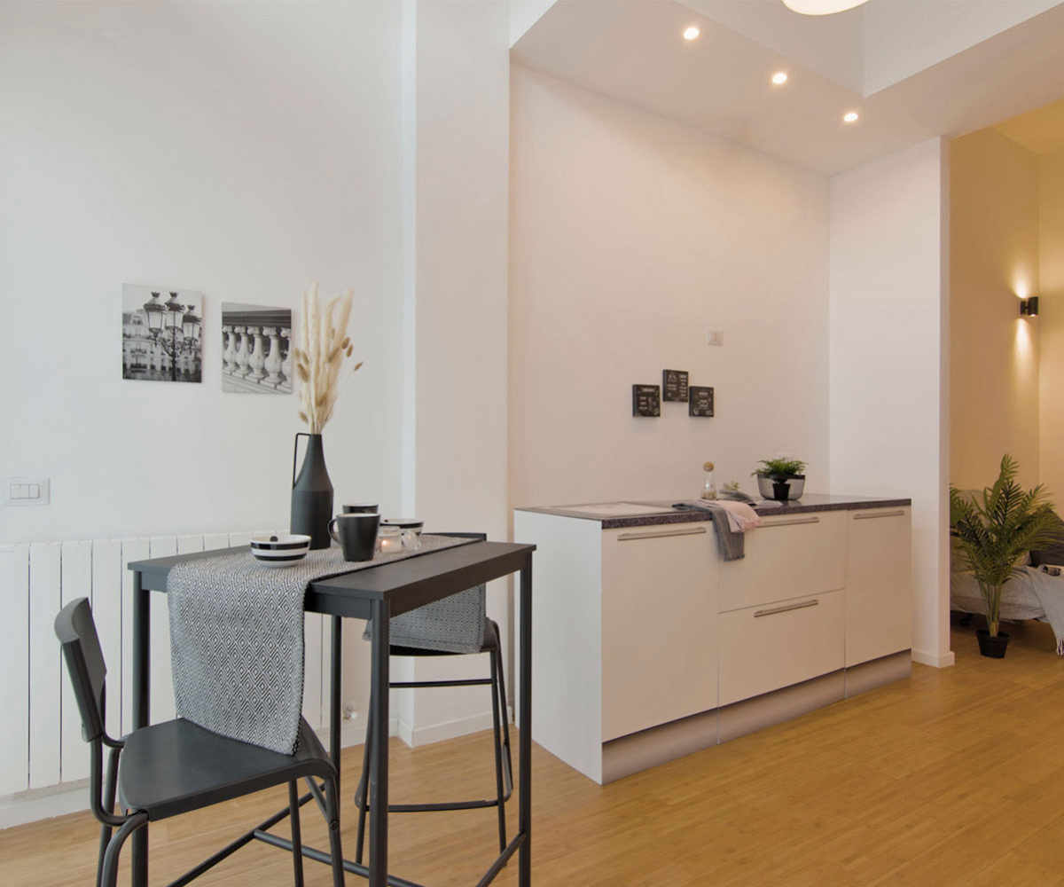Frazionamento in tre unità immobiliari al piano terra